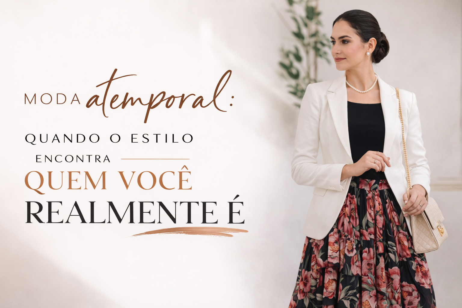 Moda atemporal: quando o estilo encontra quem você realmente é