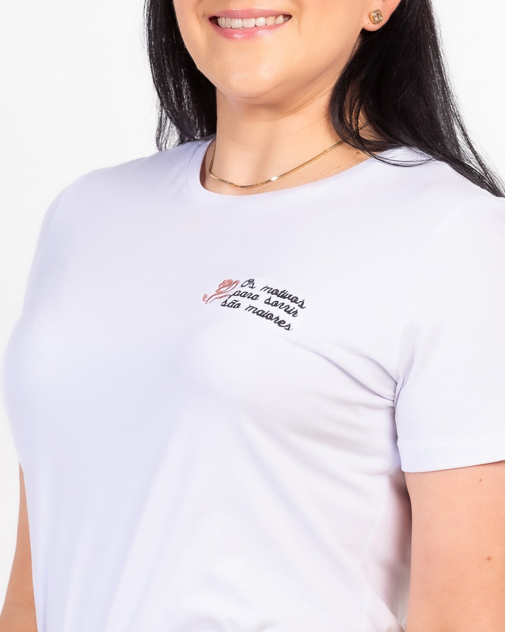 Camiseta “Os Motivos para Sorrir”